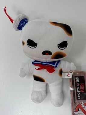 Ghostbusters 8" Toasted Marshmallow Stay Puft Man White with Blue Hat Collar